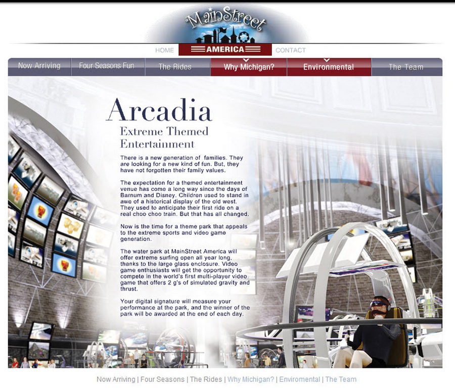 Main Street America Amusement Park (Cancelled) - Recovered From Old Website For Park (newer photo)